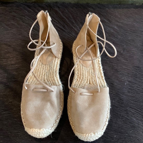 New Eileen Fisher Suede Espadrilles - Picture 1 of 3